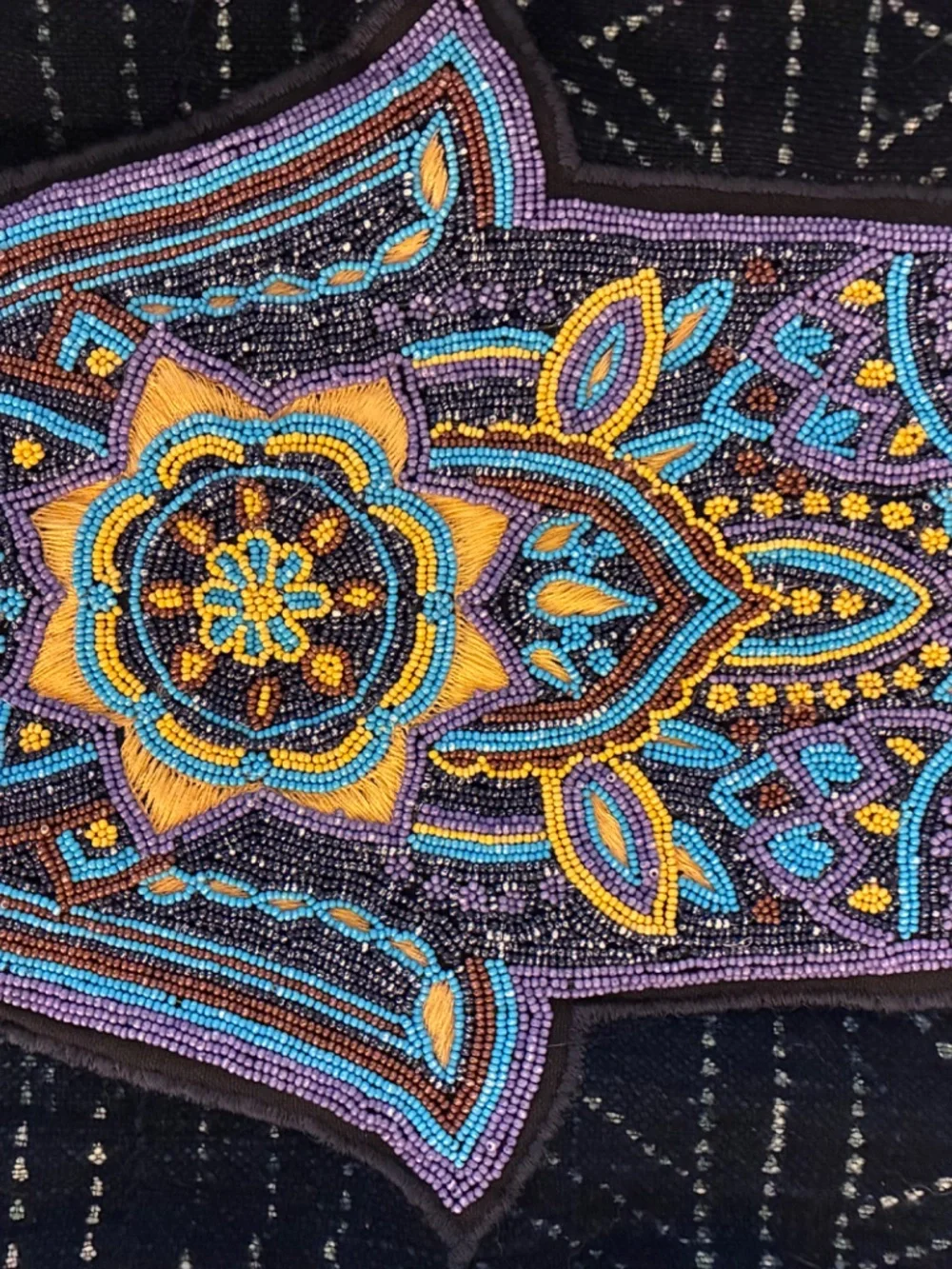 Denim Embroidered Jacket - Picture 2 of 5